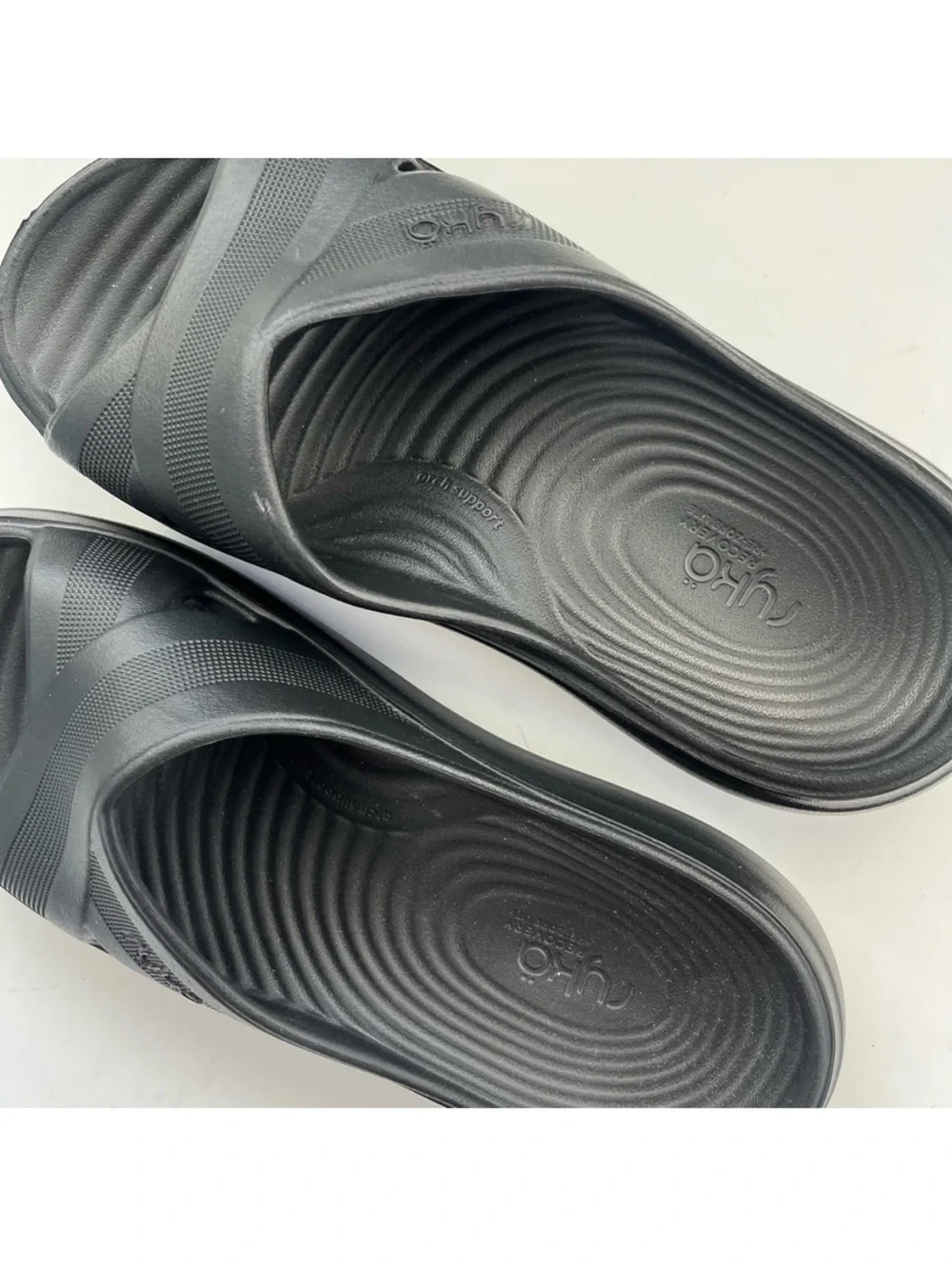 Ryka Cross-Band Recovery Slide Sandals 8-8.5